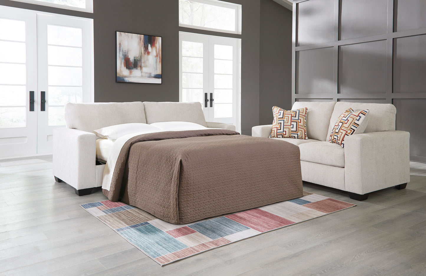 Aviemore Stone Queen Sofa Sleeper