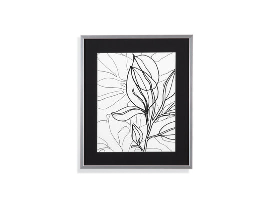 Tropical Lines I 22X26H Framed Under Glass Print