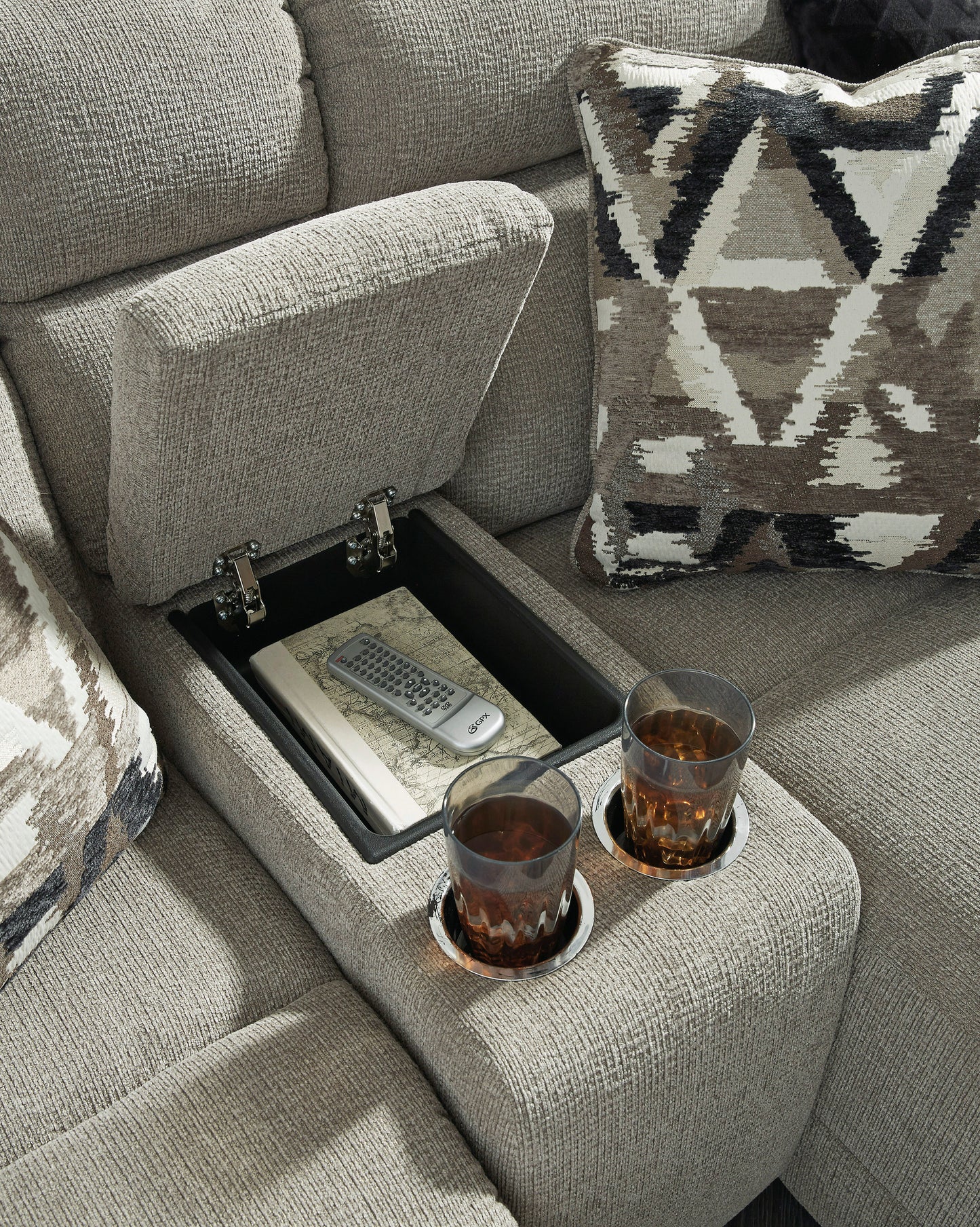 Colleyville 6-Piece Power Reclining Modular Sectional with Console and Chaise