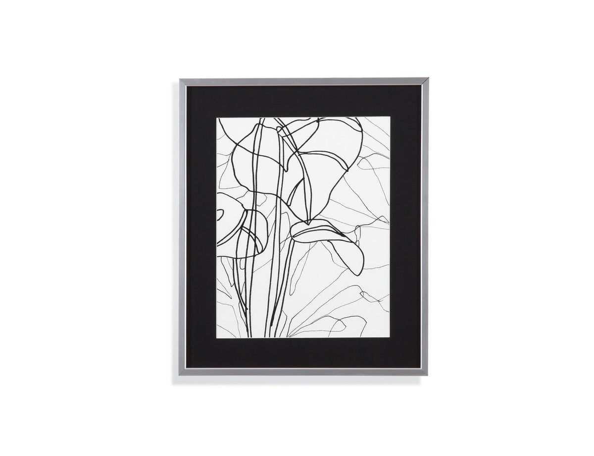 Tropical Lines III 22X26H Framed Under Glass Print - Rooms For Less Furniture Outlet