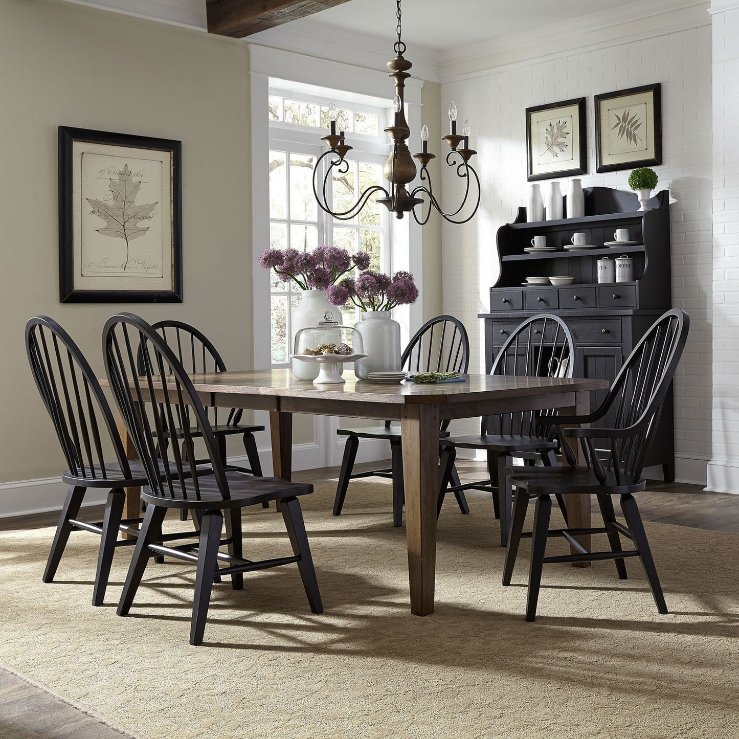 Hearthstone Ridge Rectangular 108" Leg Table