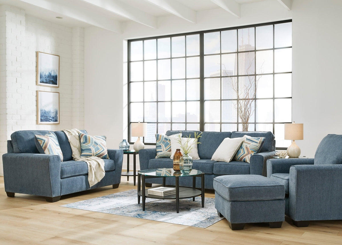 Cashton Chair & Ottoman - Rooms For Less Furniture Outlet