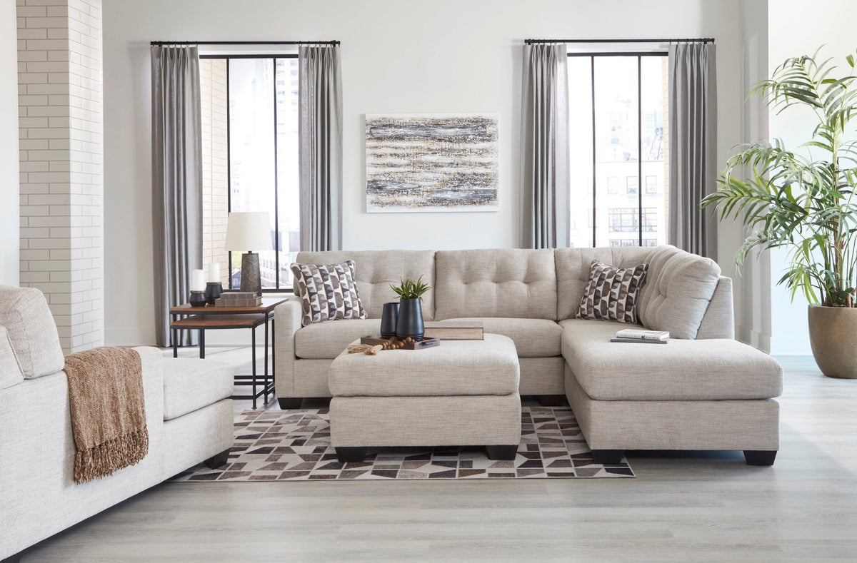 Mahoney 2 - Piece Sectional with Chaise - Rooms For Less Furniture Outlet