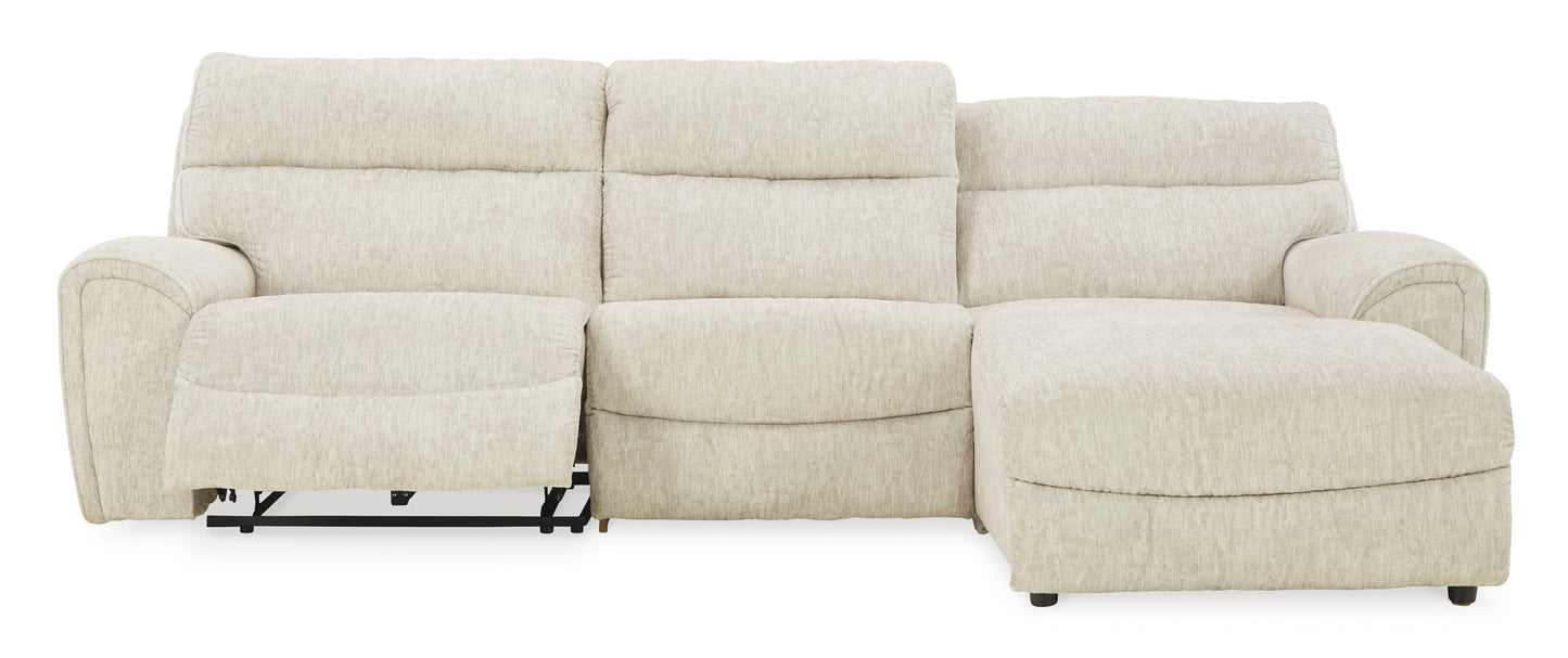 Critic's Corner 3-Piece Power Reclining Sectional with Chaise