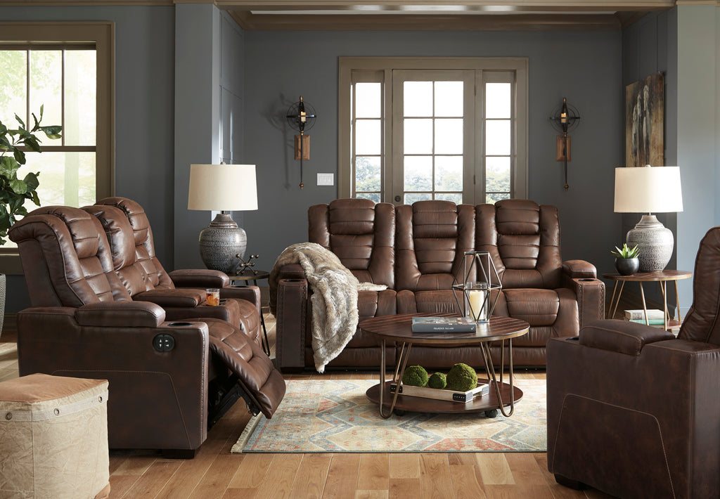 Owner's Box Power Reclining Loveseat