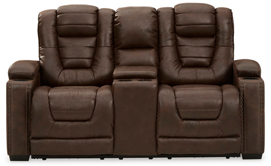 Owner's Box Power Reclining Loveseat