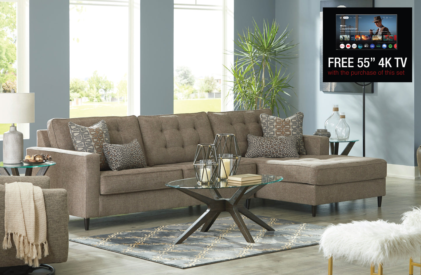 Flintshire 2-Piece Sectional with Chaise