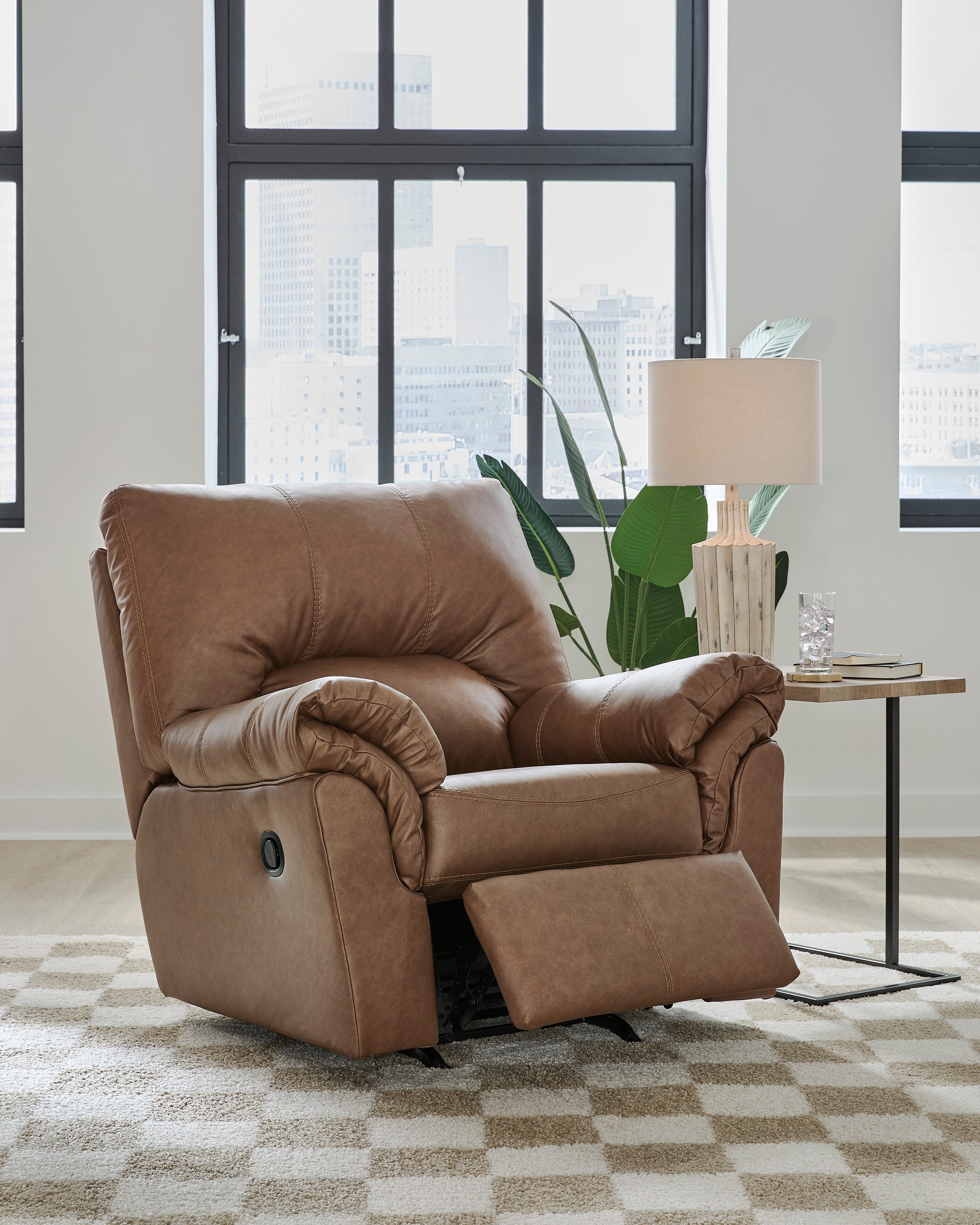 Willowbend Caramel Manuel Rocker Recliner
