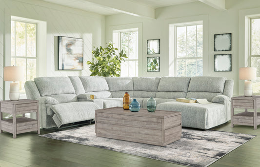 McClelland 6pc Manual Reclining Sectional with Chaise