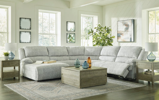 McClelland 5pc Power Reclining Modular Sectional with Chaise