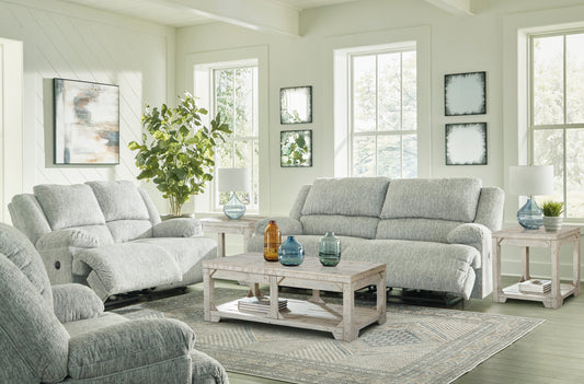 McClelland Power Reclining Sofa and Loveseat