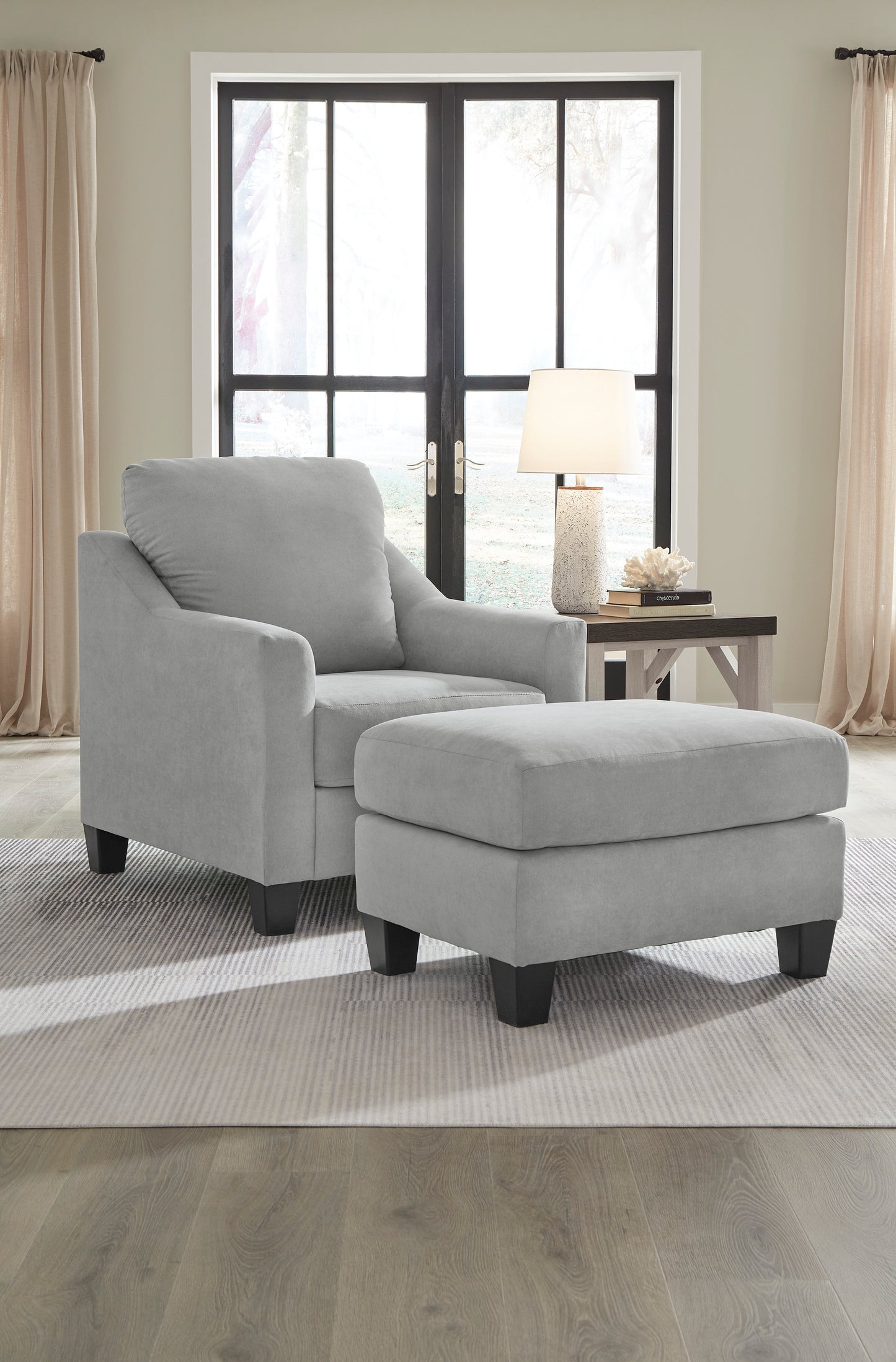 Adlai Shadow Ottoman