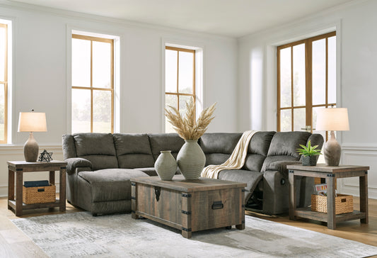 Benlocke 6pc Manual Reclining Sectional with Chaise