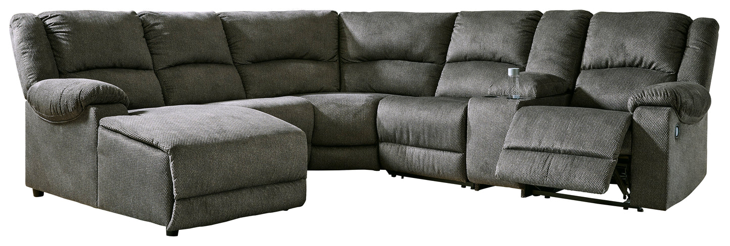 Benlocke 6pc Manual Reclining Sectional with Chaise