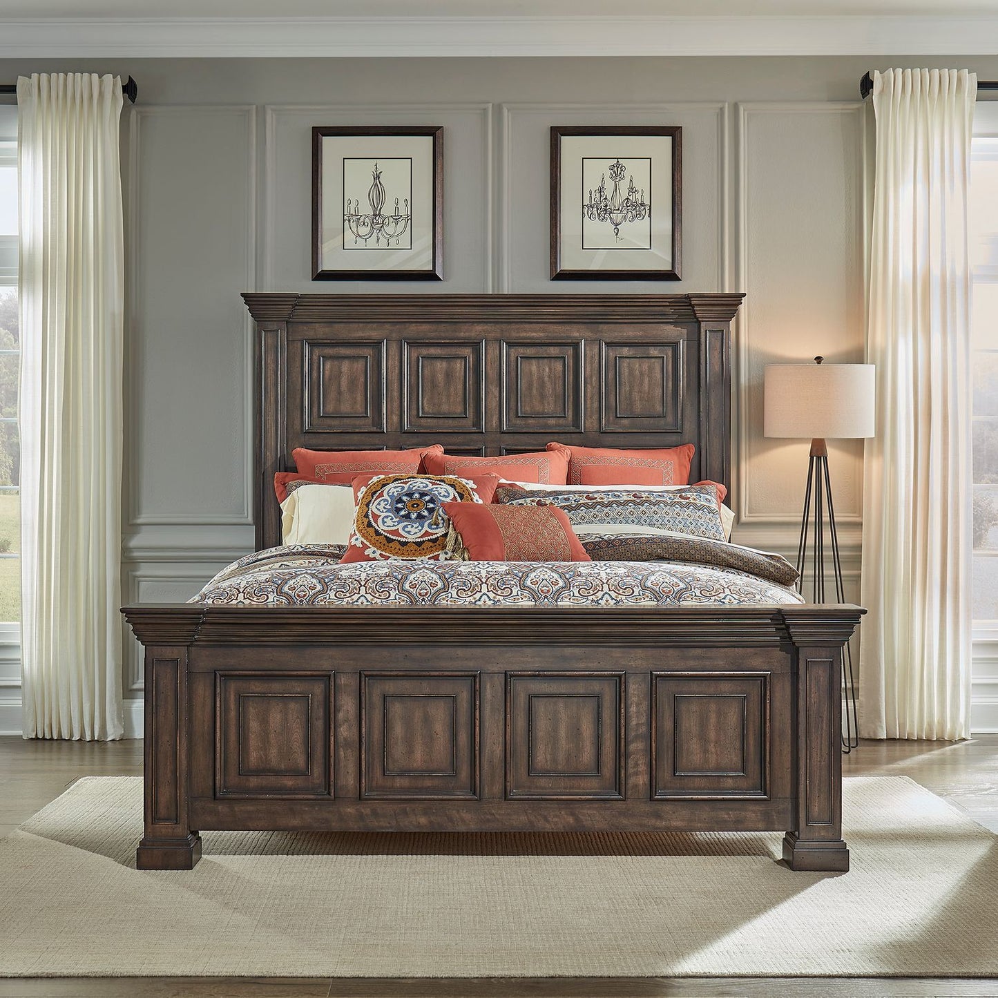 Big Valley Queen Panel Bed