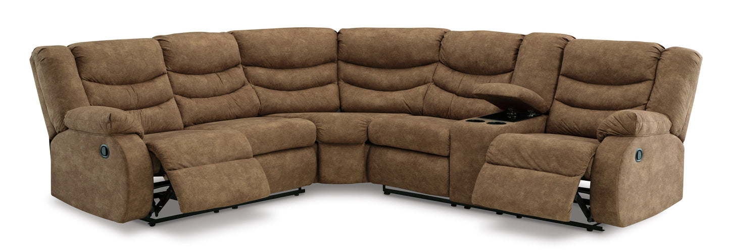 Partymate Brindle 2pc Reclining Sectional