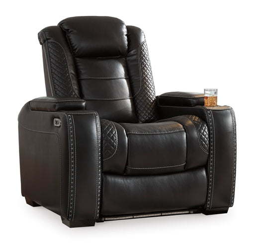 Party Time Black Power Recliner