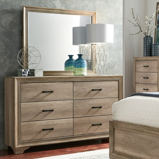 Sun Valley 6 Drawer Dresser