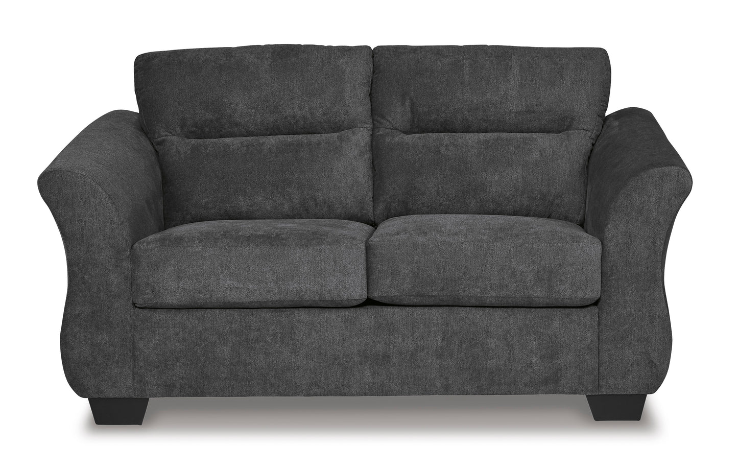 Miravel Gunmetal Loveseat