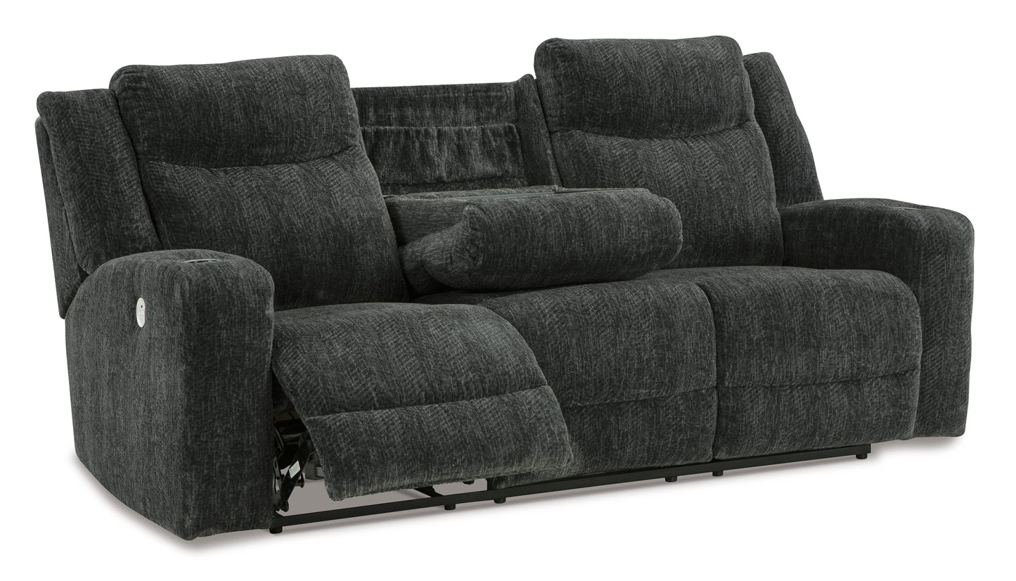 Martinglenn Manual Reclining Sofa with Drop Down Table