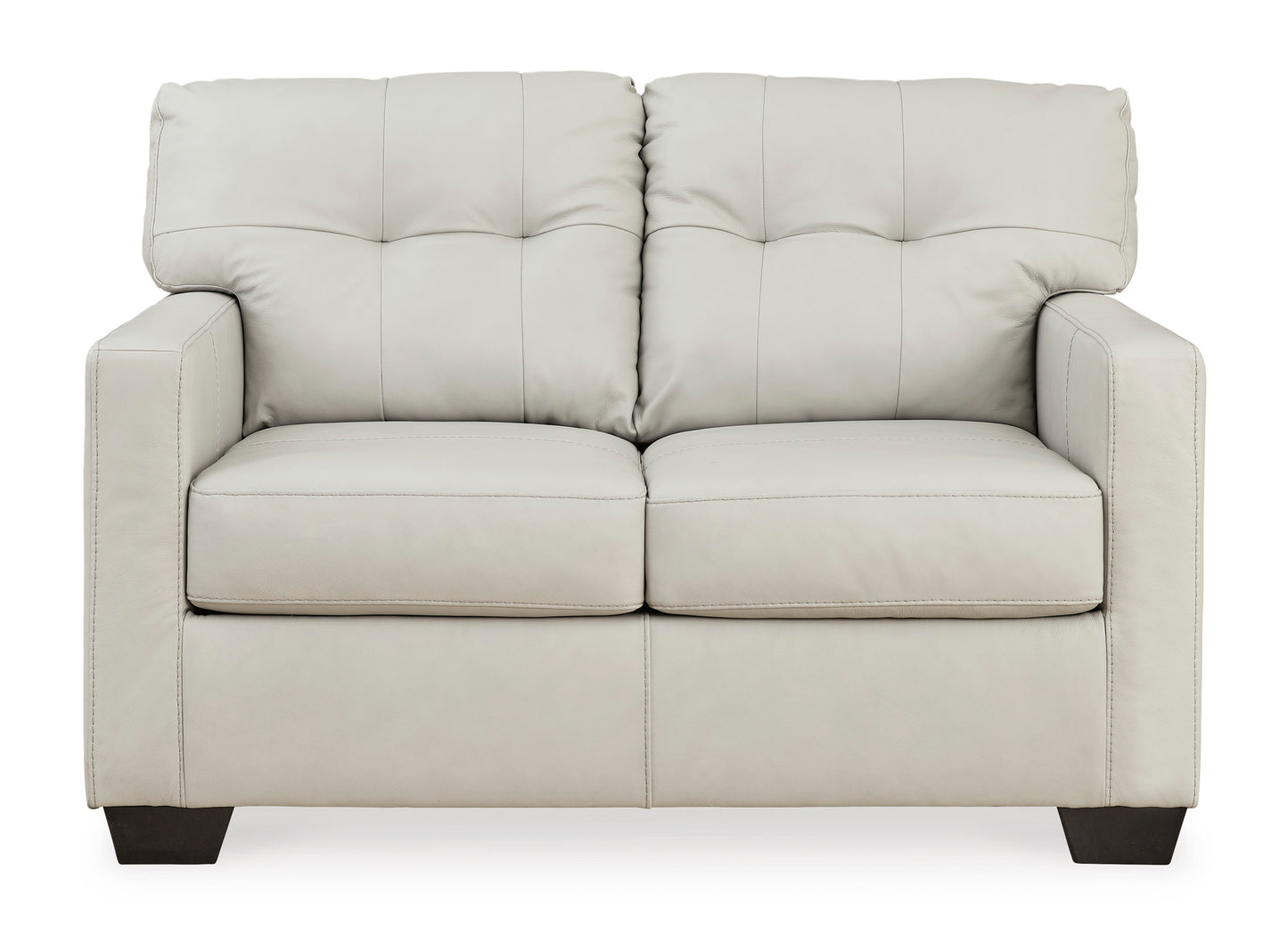 Belziani Coconut Leather Loveseat