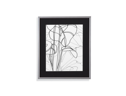 Tropical Lines III 22X26H Framed Under Glass Print