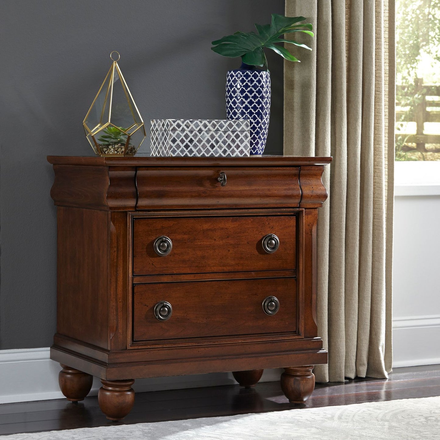 Rustic Traditions 3 Drawer Night Stand