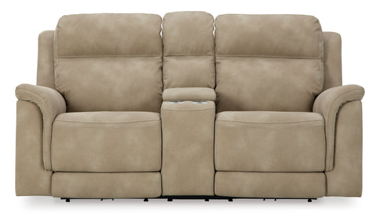 Next-Gen Sand Dual Power DuraPella Power Reclining Loveseat