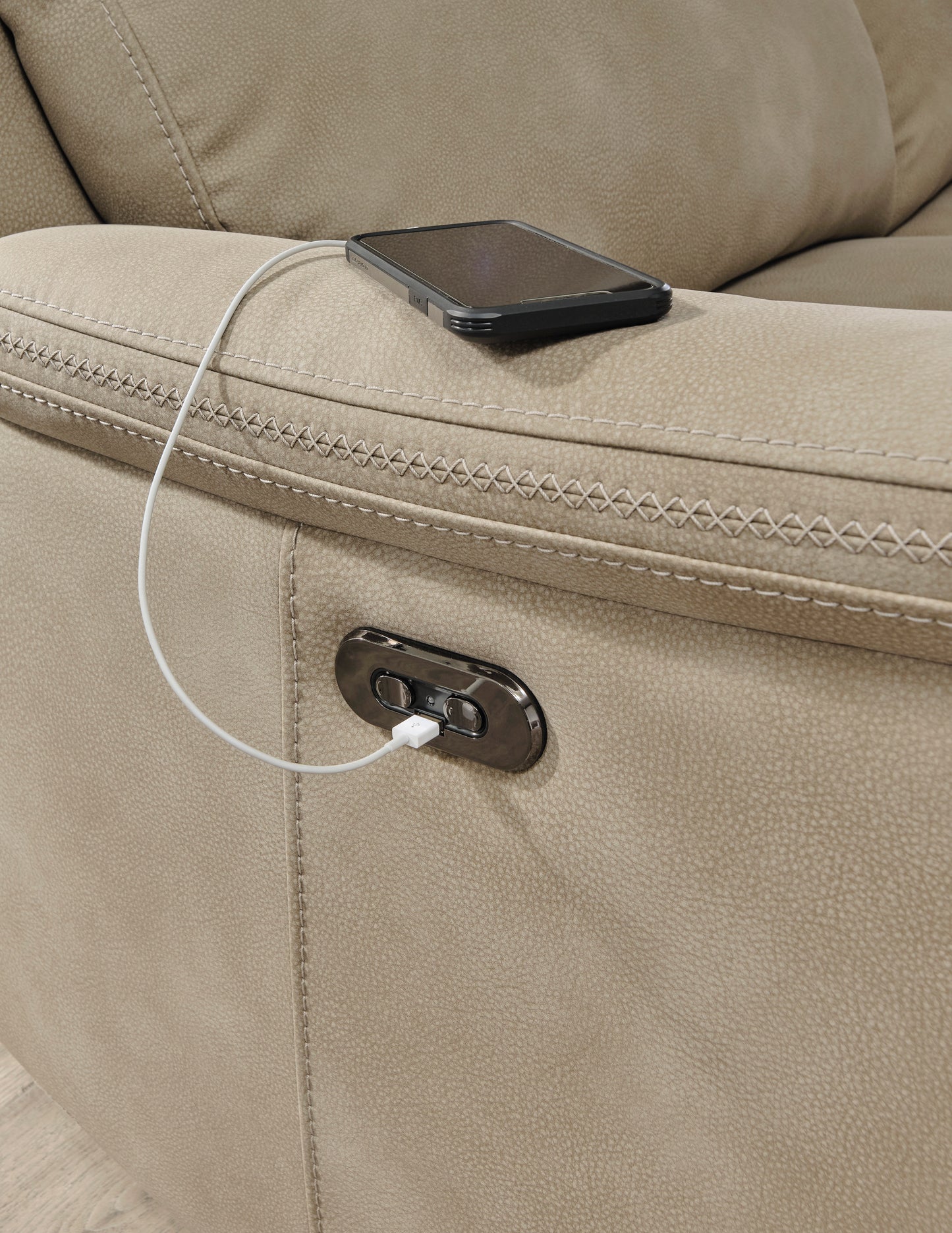 Next-Gen Dual Power DuraPella Power Reclining Sofa