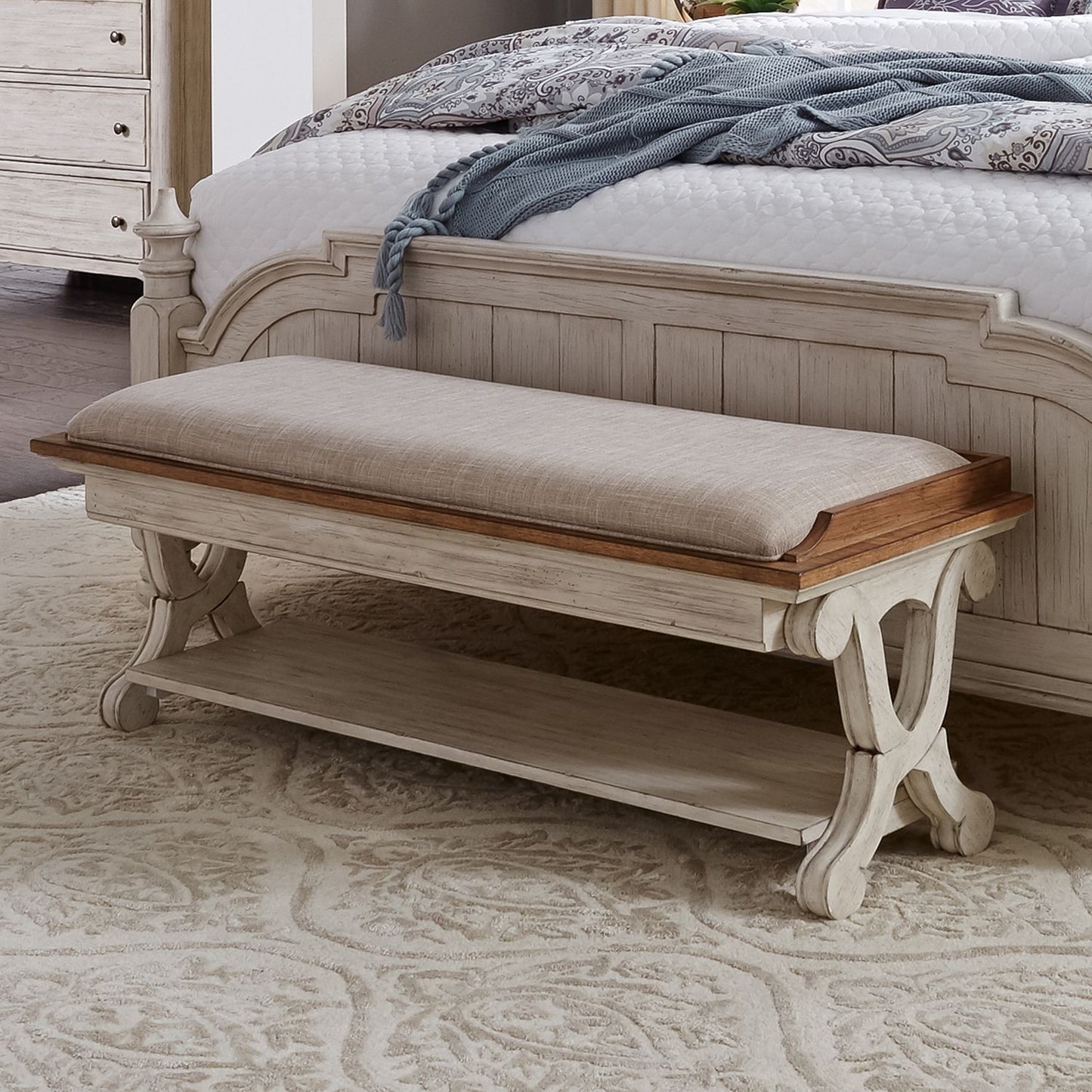 Farmhouse Reimagined Bed Bench