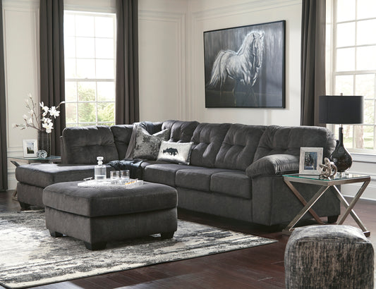 Accrington Granite Sleeper Sectional with Chaise