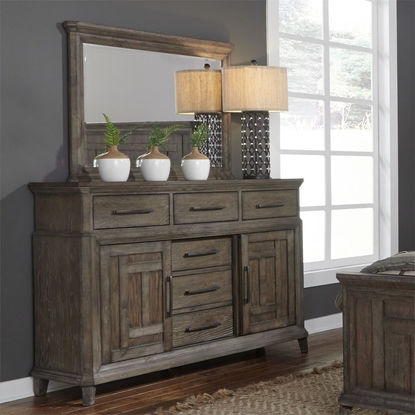 Artisan Prairie 6 Drawer 2 Door Chesser