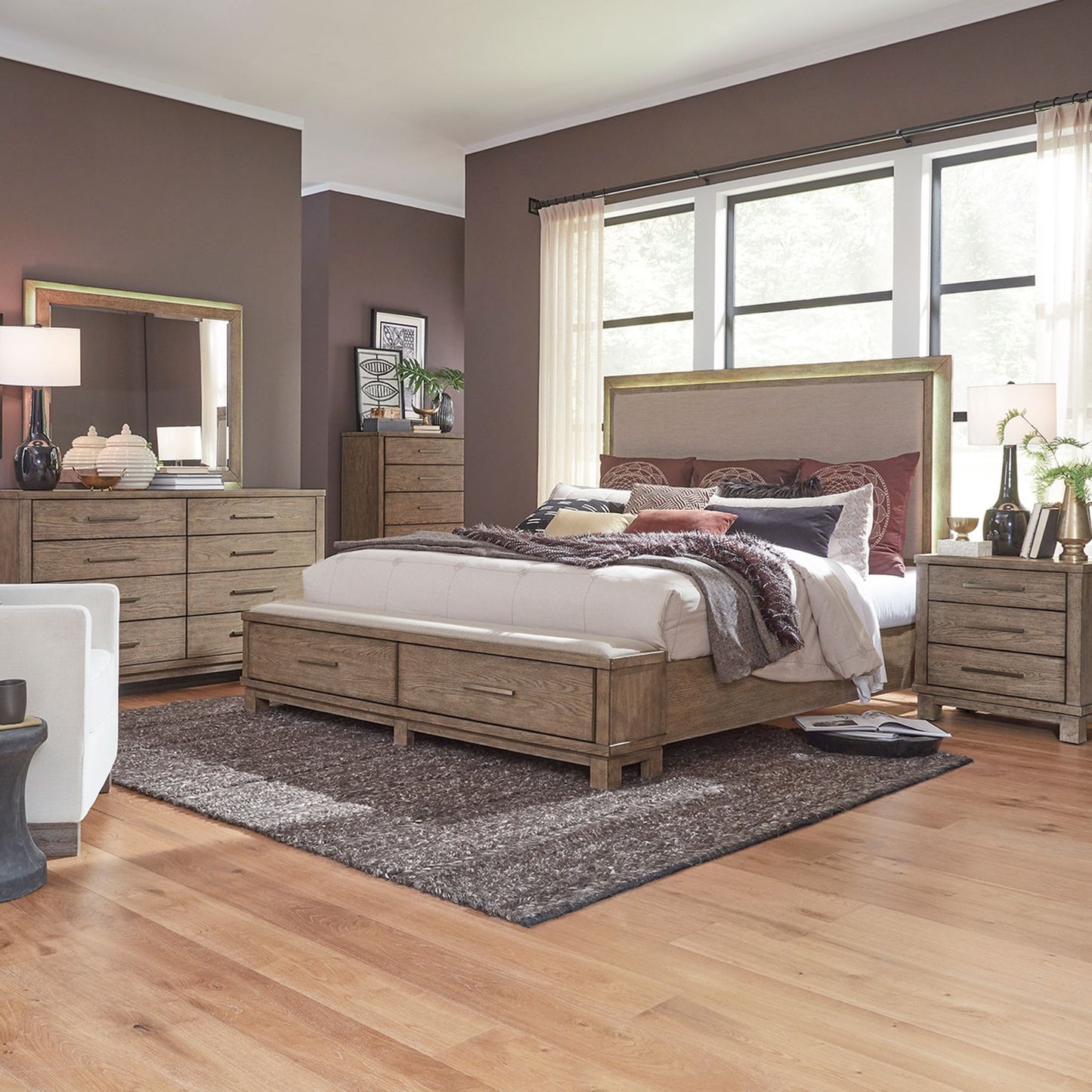 Canyon Road King Storage Bed