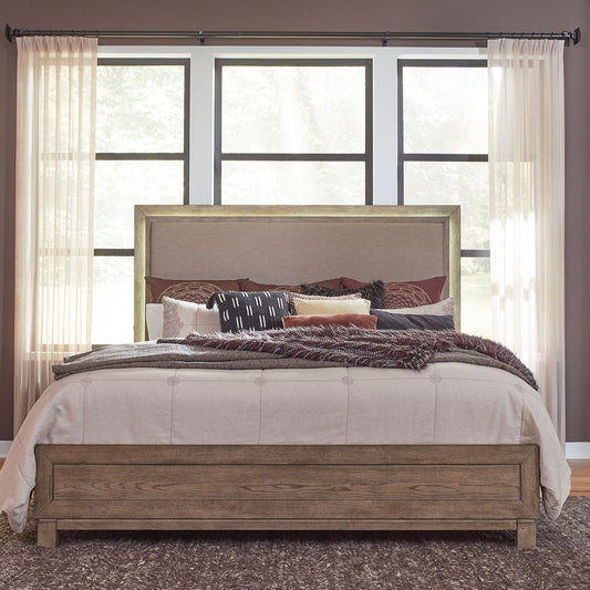 Canyon Road King LED Upholstered Bed