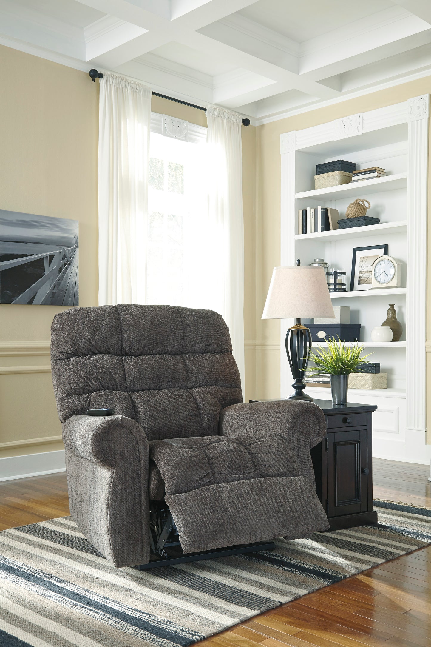 Ernestine Slate Power Lift Recliner