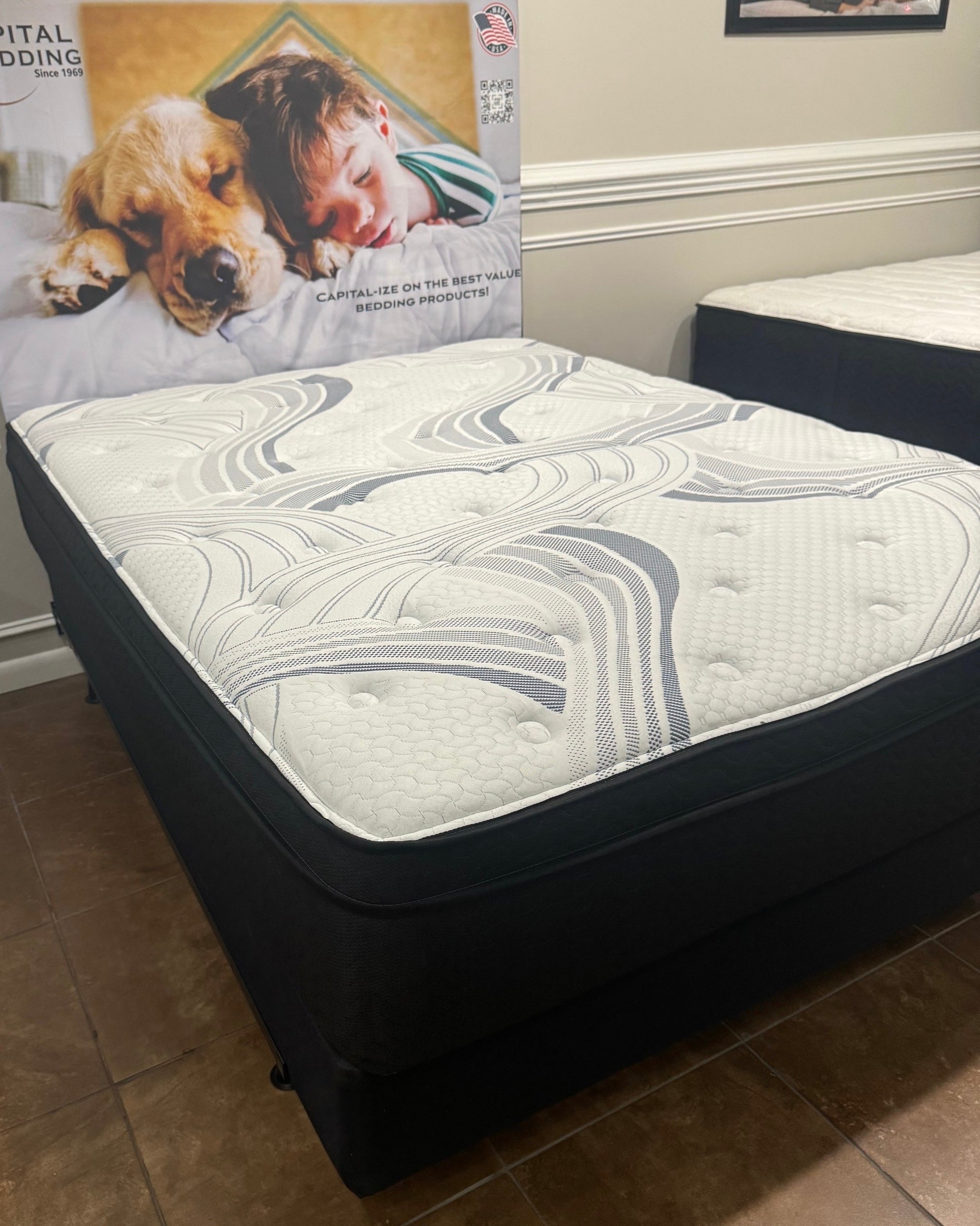 Queen Aspen 14" Cool Latex EuroTop Hybrid Mattress