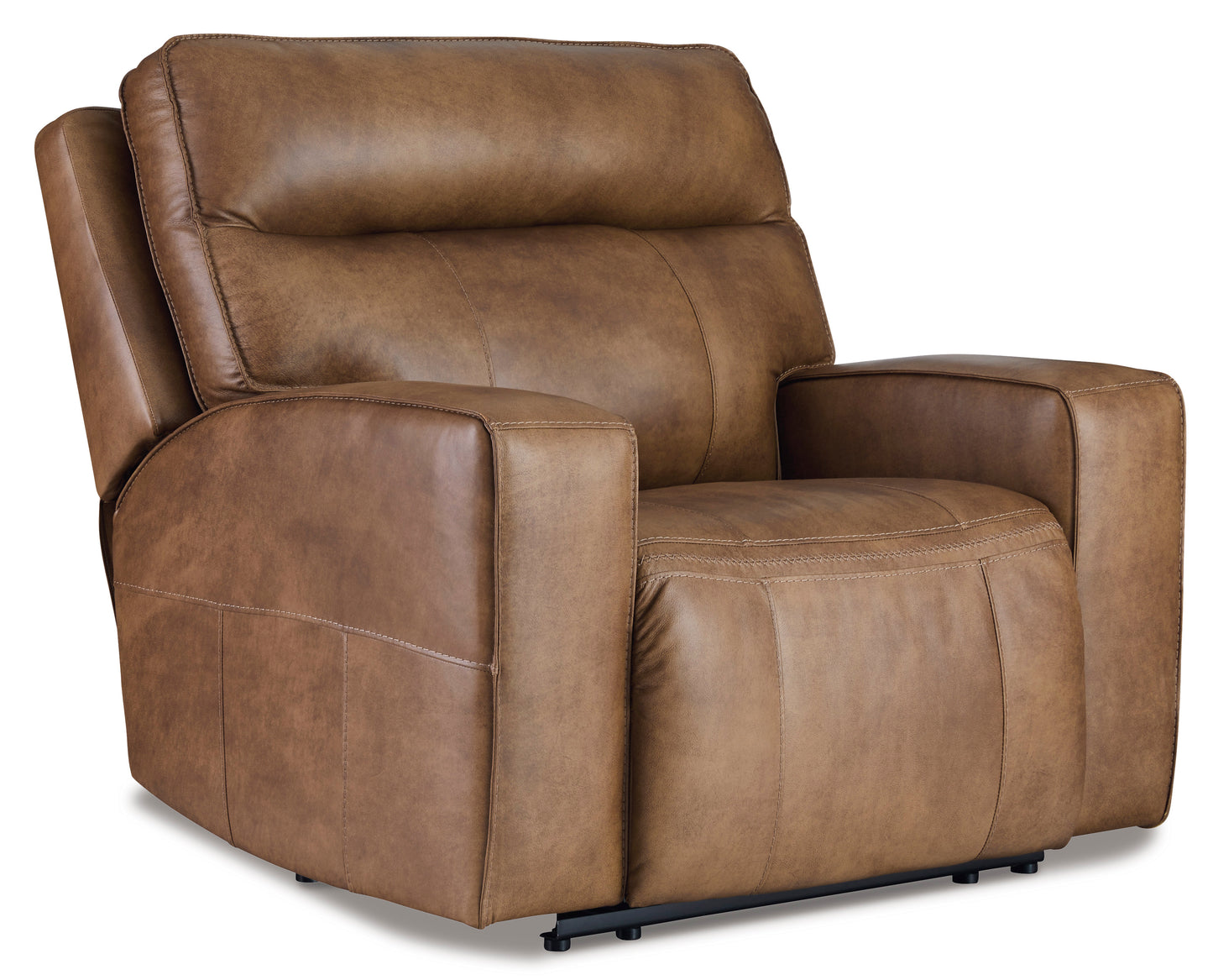 Game Plan Caramel Oversized Power Recliner