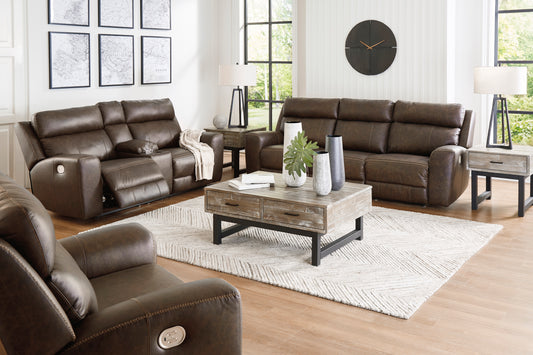 Roman Umber Sofa and Loveseat