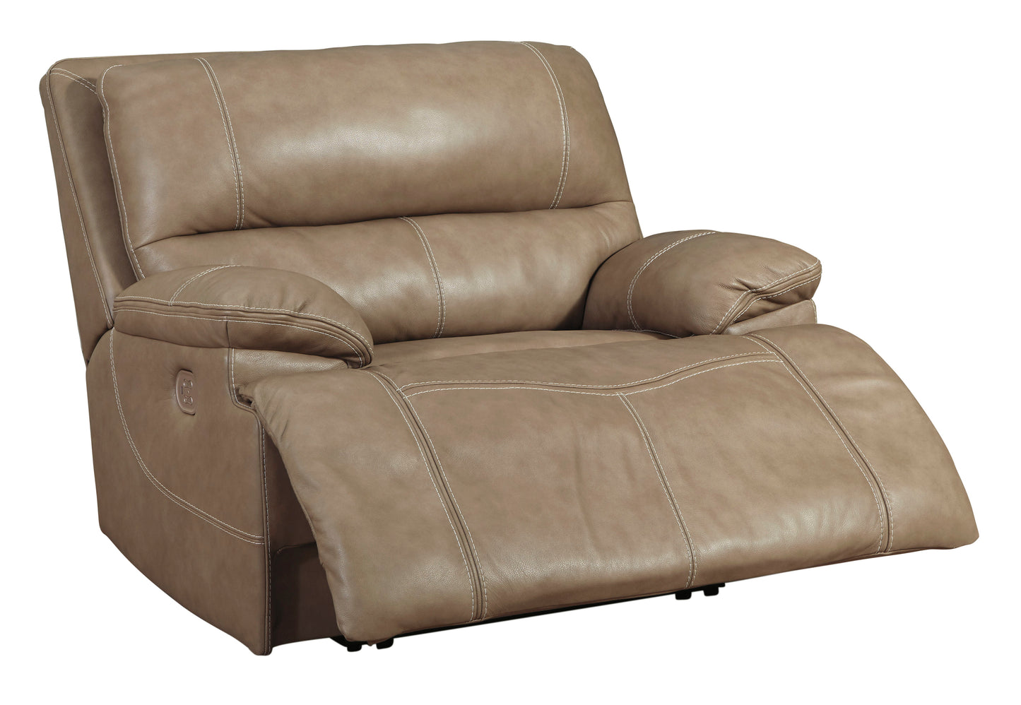 Ricmen Putty Oversized Dual Power Recliner