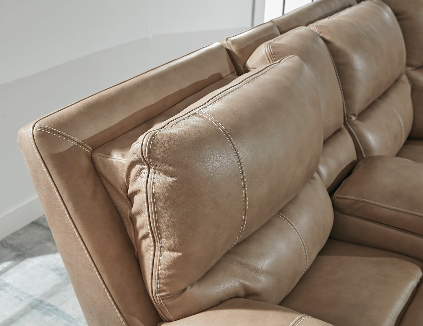 Ricmen Putty Power Reclining Sofa & Loveseat