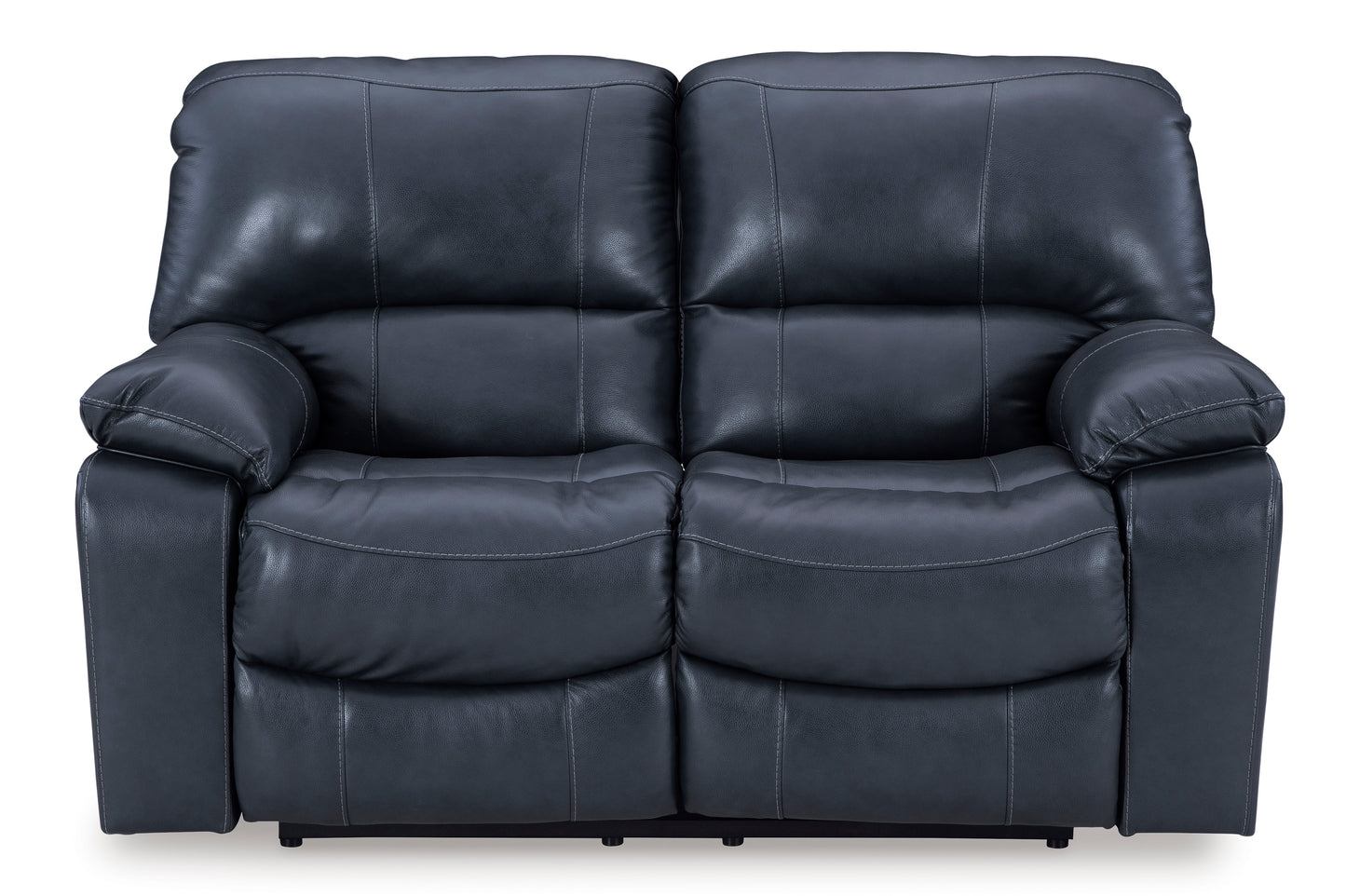 Leesworth Ocean Leather Power Reclining Loveseat
