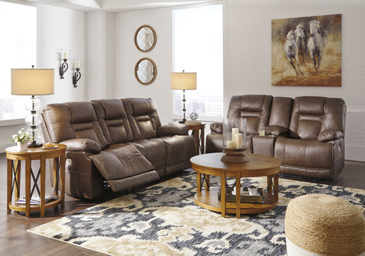 Wurstrow Umber Triple Power Sofa & Loveseat