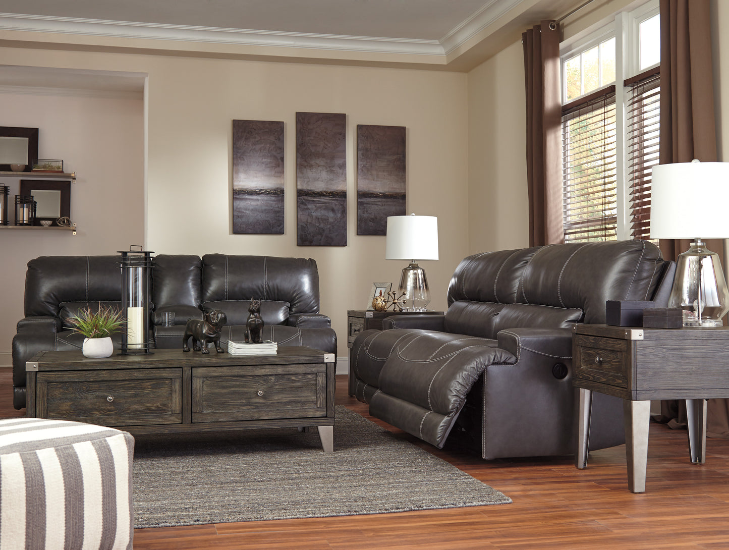 McCaskill Power Reclining Sofa & Loveseat