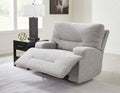 Acklen Place Oversized Performance Fabric Dual Power Recliner - Rooms For Less Furniture Outlet