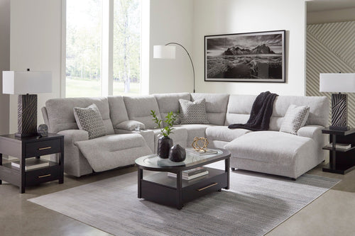 Acklen Place Oversized Performance Fabric Dual Power Recliner - Rooms For Less Furniture Outlet