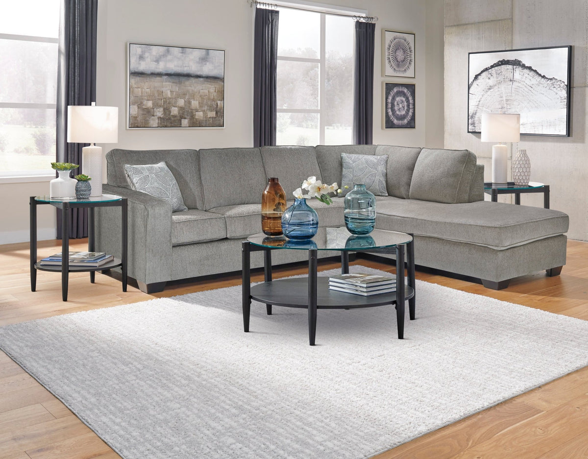 Altari 2 - Piece Alloy Sectional with Chaise - Rooms For Less Furniture Outlet