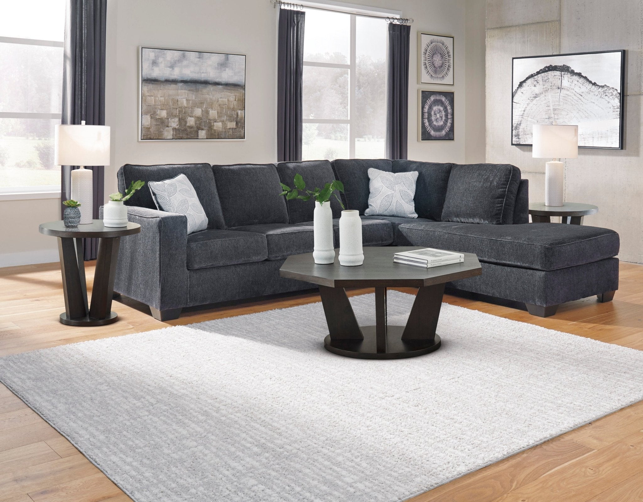Altari 2 - Piece Sectional with Chaise - Rooms For Less Furniture Outlet