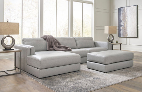 Amiata 2 - Piece Leather Sectional w/Chaise - Rooms For Less Furniture Outlet