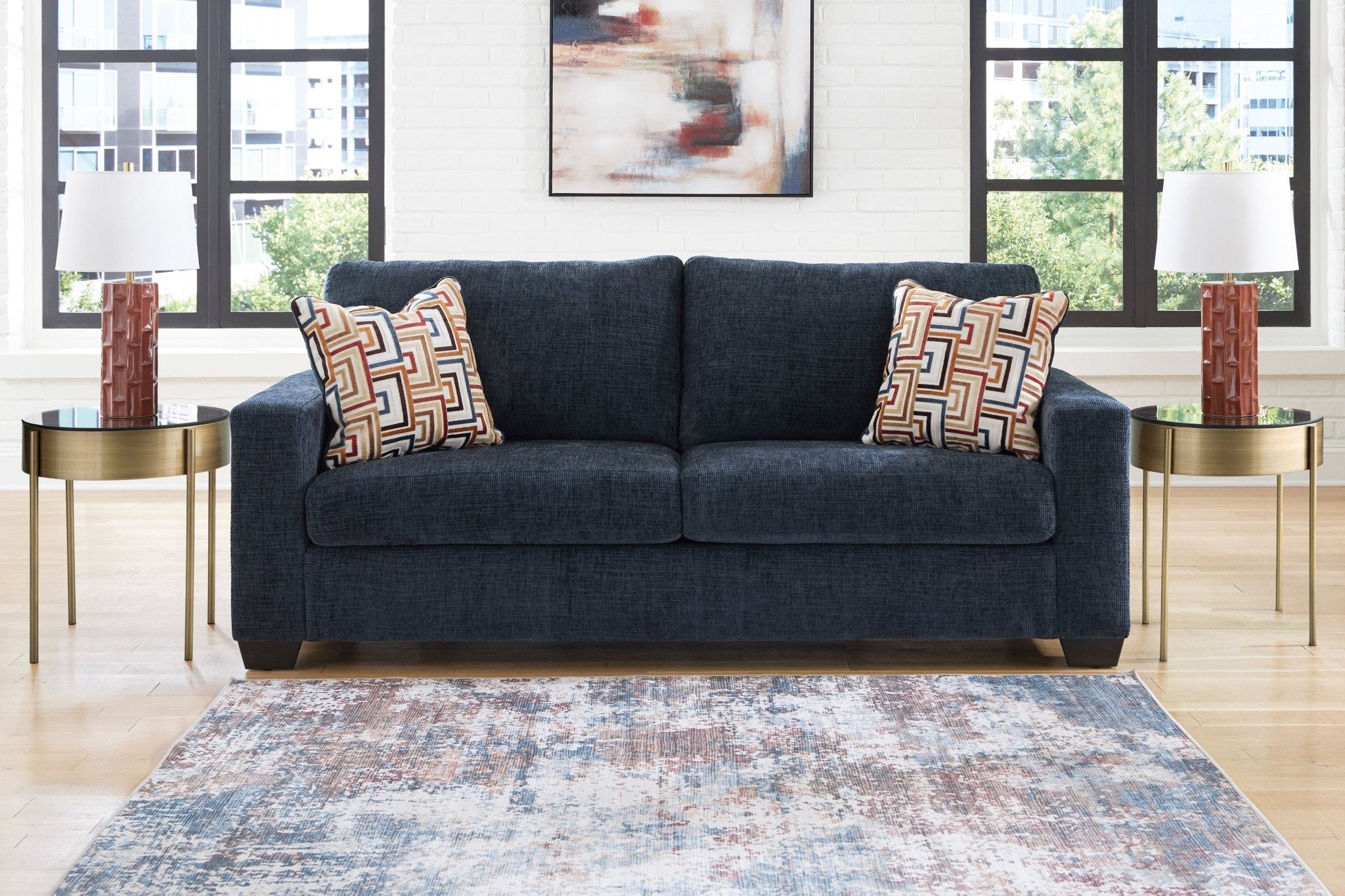 Aviemore Ink Queen Sofa Sleeper - Rooms For Less Furniture Outlet