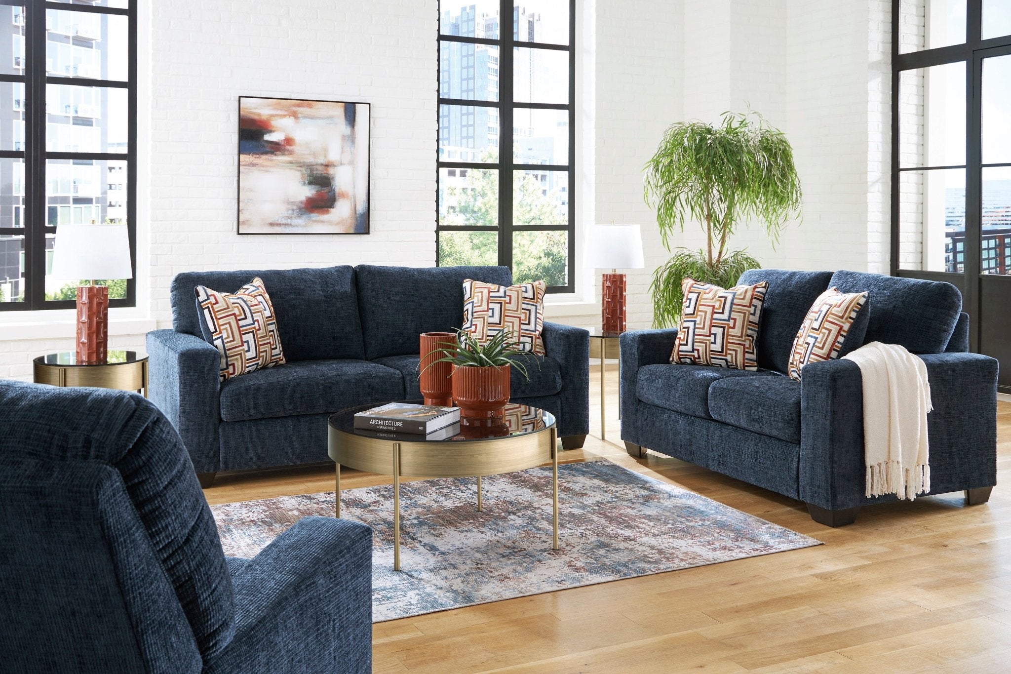 Aviemore Ink Queen Sofa Sleeper - Rooms For Less Furniture Outlet